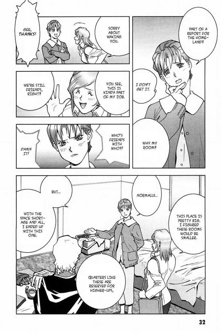 Kidou Senshi Gundam: C.D.A. Wakaki Suisei no Shouzou Chapter 15 page 33 - Chapter 15 : 15 Inauguration \ 16 Heartache \ 17 Escape \ 18 Emergency