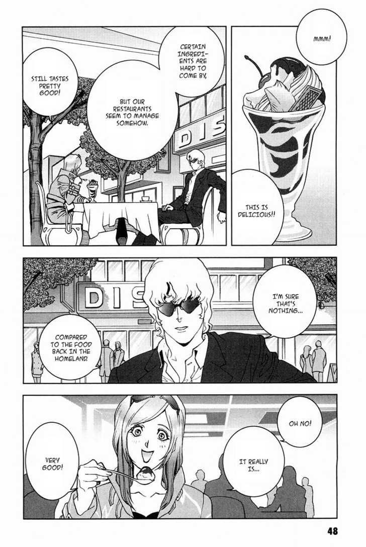 Kidou Senshi Gundam: C.D.A. Wakaki Suisei no Shouzou Chapter 15 page 49 - Chapter 15 : 15 Inauguration \ 16 Heartache \ 17 Escape \ 18 Emergency