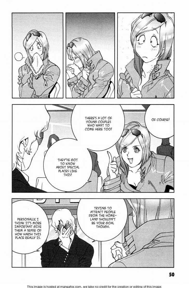 Kidou Senshi Gundam: C.D.A. Wakaki Suisei no Shouzou Chapter 15 page 51 - Chapter 15 : 15 Inauguration \ 16 Heartache \ 17 Escape \ 18 Emergency
