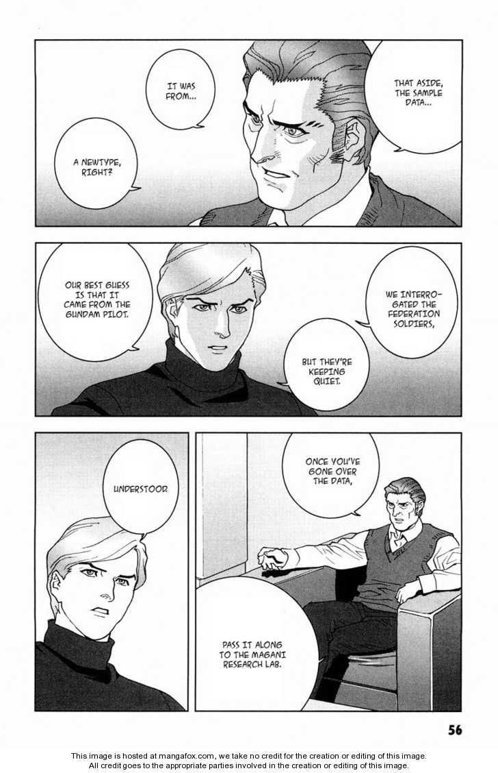 Kidou Senshi Gundam: C.D.A. Wakaki Suisei no Shouzou Chapter 15 page 57 - Chapter 15 : 15 Inauguration \ 16 Heartache \ 17 Escape \ 18 Emergency