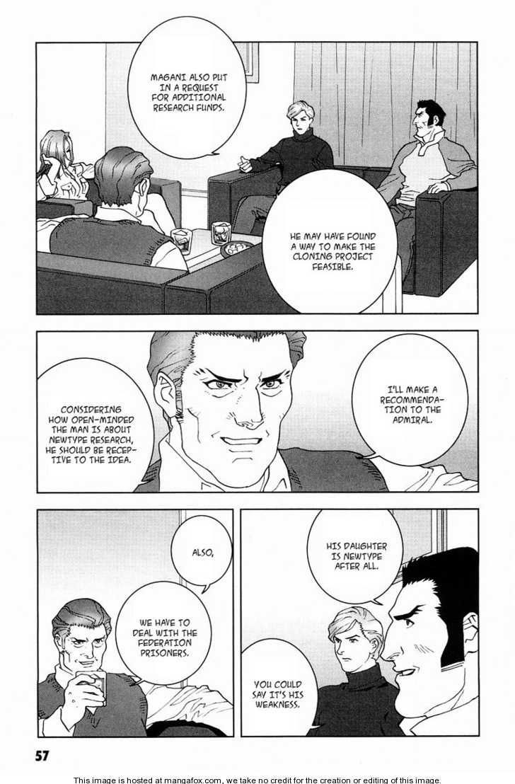 Kidou Senshi Gundam: C.D.A. Wakaki Suisei no Shouzou Chapter 15 page 58 - Chapter 15 : 15 Inauguration \ 16 Heartache \ 17 Escape \ 18 Emergency