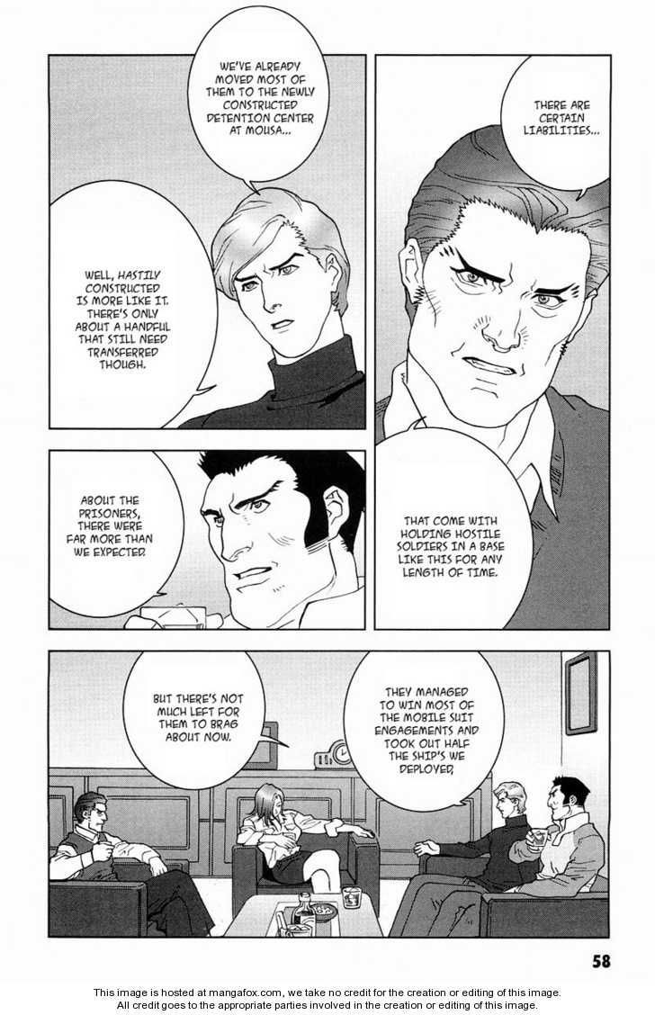 Kidou Senshi Gundam: C.D.A. Wakaki Suisei no Shouzou Chapter 15 page 59 - Chapter 15 : 15 Inauguration \ 16 Heartache \ 17 Escape \ 18 Emergency