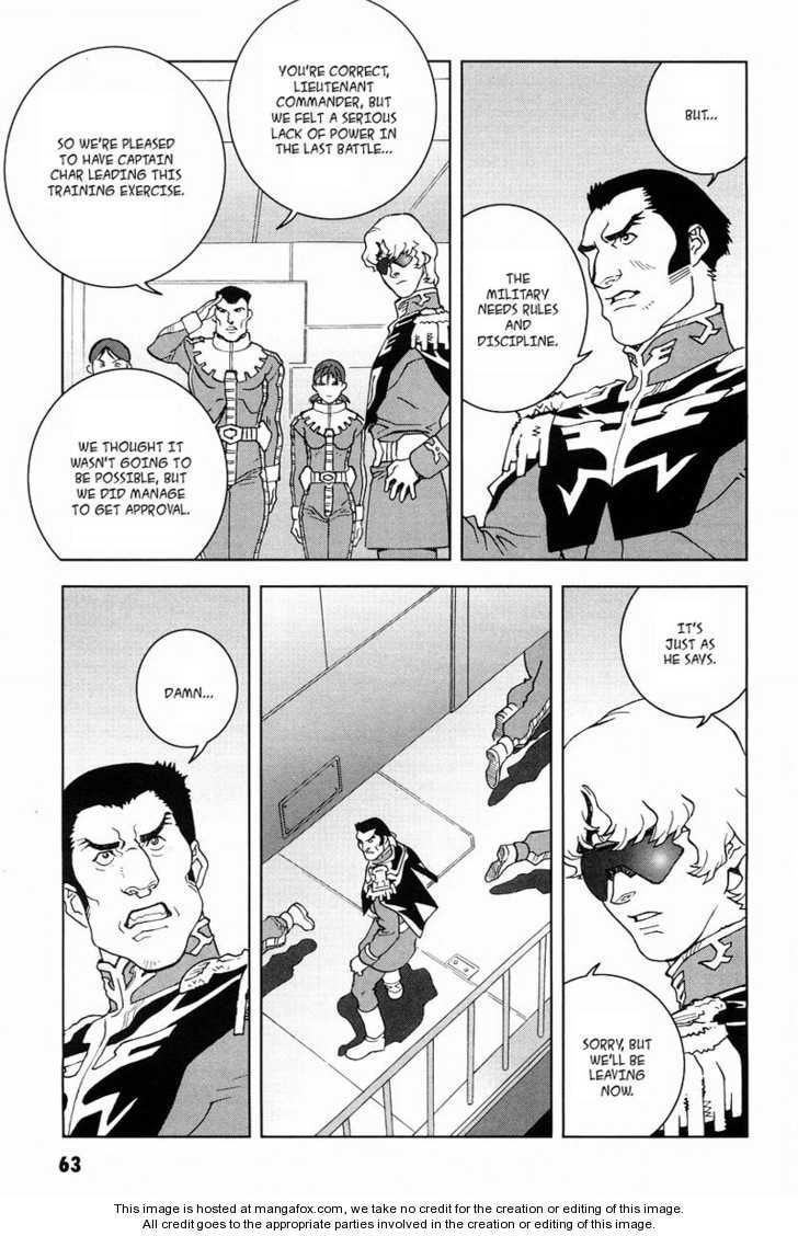 Kidou Senshi Gundam: C.D.A. Wakaki Suisei no Shouzou Chapter 15 page 64 - Chapter 15 : 15 Inauguration \ 16 Heartache \ 17 Escape \ 18 Emergency