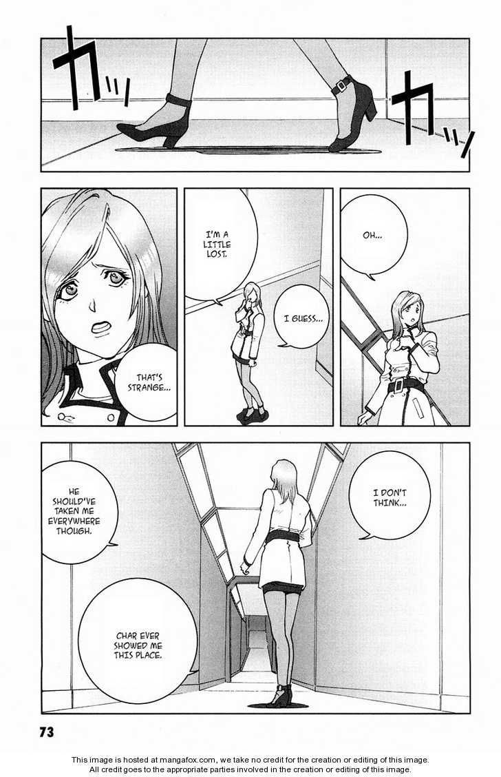 Kidou Senshi Gundam: C.D.A. Wakaki Suisei no Shouzou Chapter 15 page 74 - Chapter 15 : 15 Inauguration \ 16 Heartache \ 17 Escape \ 18 Emergency