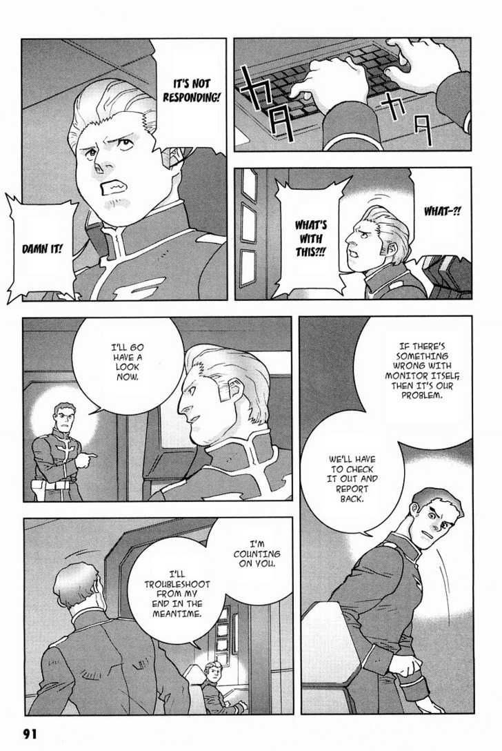 Kidou Senshi Gundam: C.D.A. Wakaki Suisei no Shouzou Chapter 15 page 91 - Chapter 15 : 15 Inauguration \ 16 Heartache \ 17 Escape \ 18 Emergency