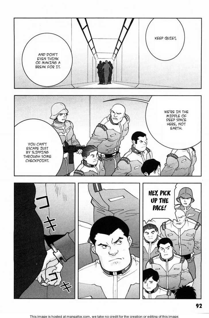 Kidou Senshi Gundam: C.D.A. Wakaki Suisei no Shouzou Chapter 15 page 92 - Chapter 15 : 15 Inauguration \ 16 Heartache \ 17 Escape \ 18 Emergency