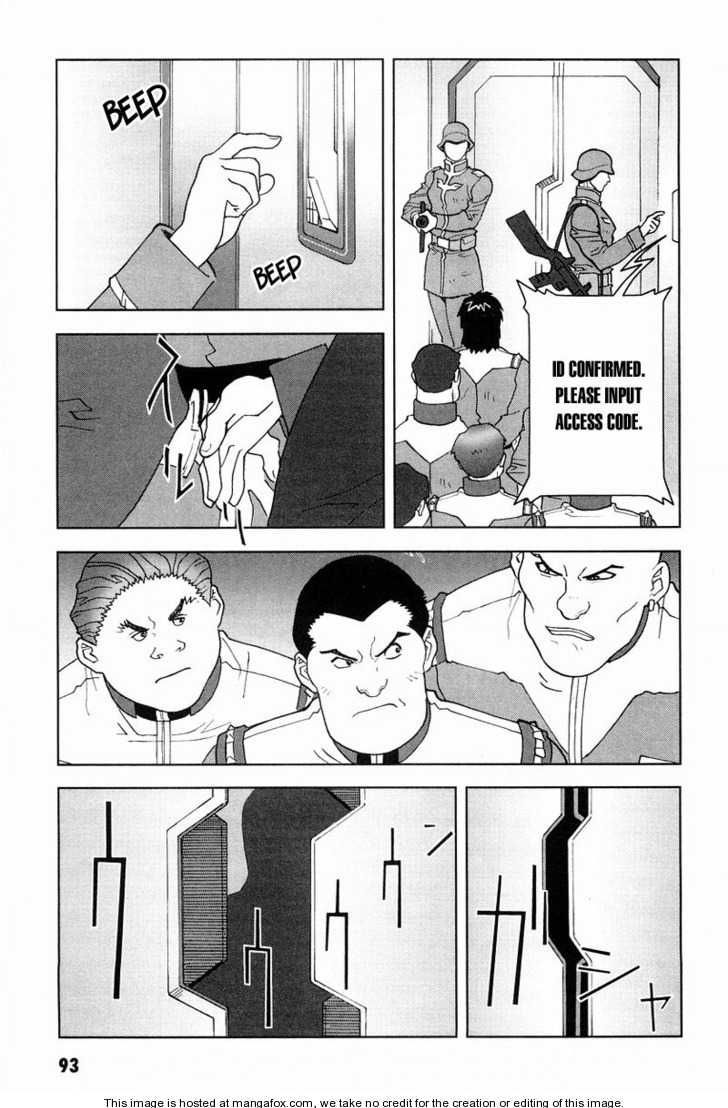 Kidou Senshi Gundam: C.D.A. Wakaki Suisei no Shouzou Chapter 15 page 93 - Chapter 15 : 15 Inauguration \ 16 Heartache \ 17 Escape \ 18 Emergency