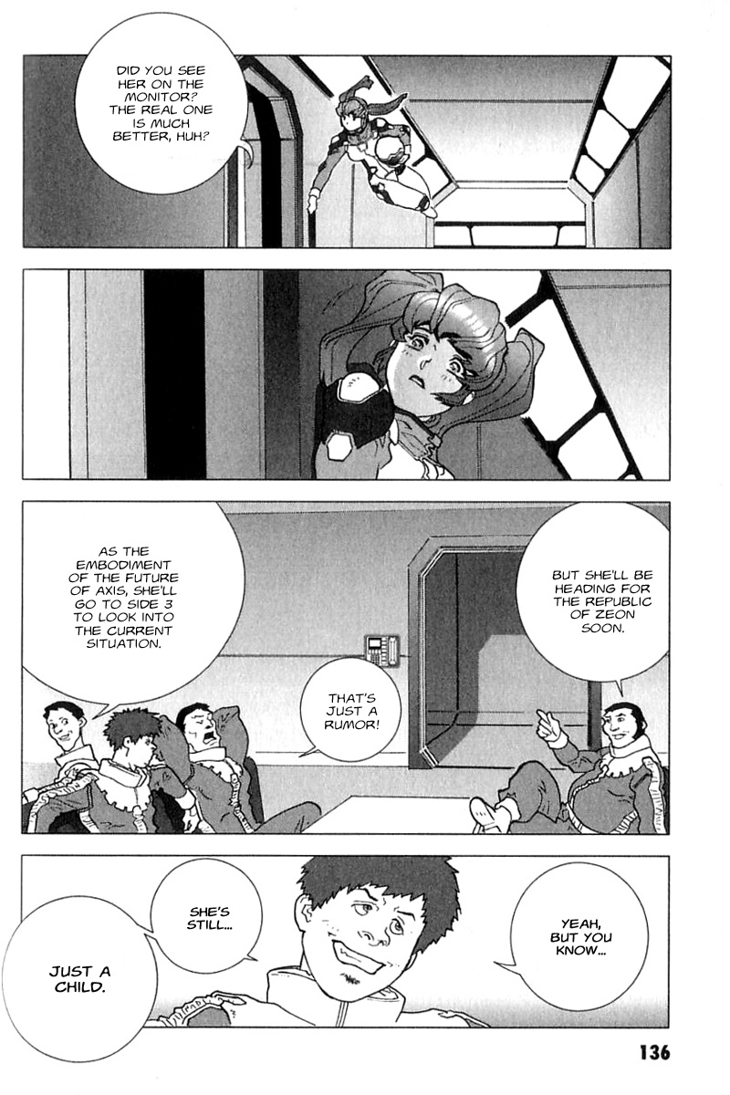 Kidou Senshi Gundam: C.D.A. Wakaki Suisei no Shouzou Chapter 27.2 page 14 - Chapter 27 v2 : file twenty seven - rumor