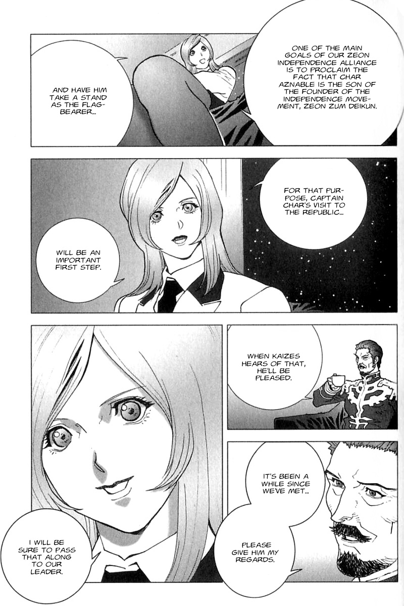 Kidou Senshi Gundam: C.D.A. Wakaki Suisei no Shouzou Chapter 27.2 page 23 - Chapter 27 v2 : file twenty seven - rumor
