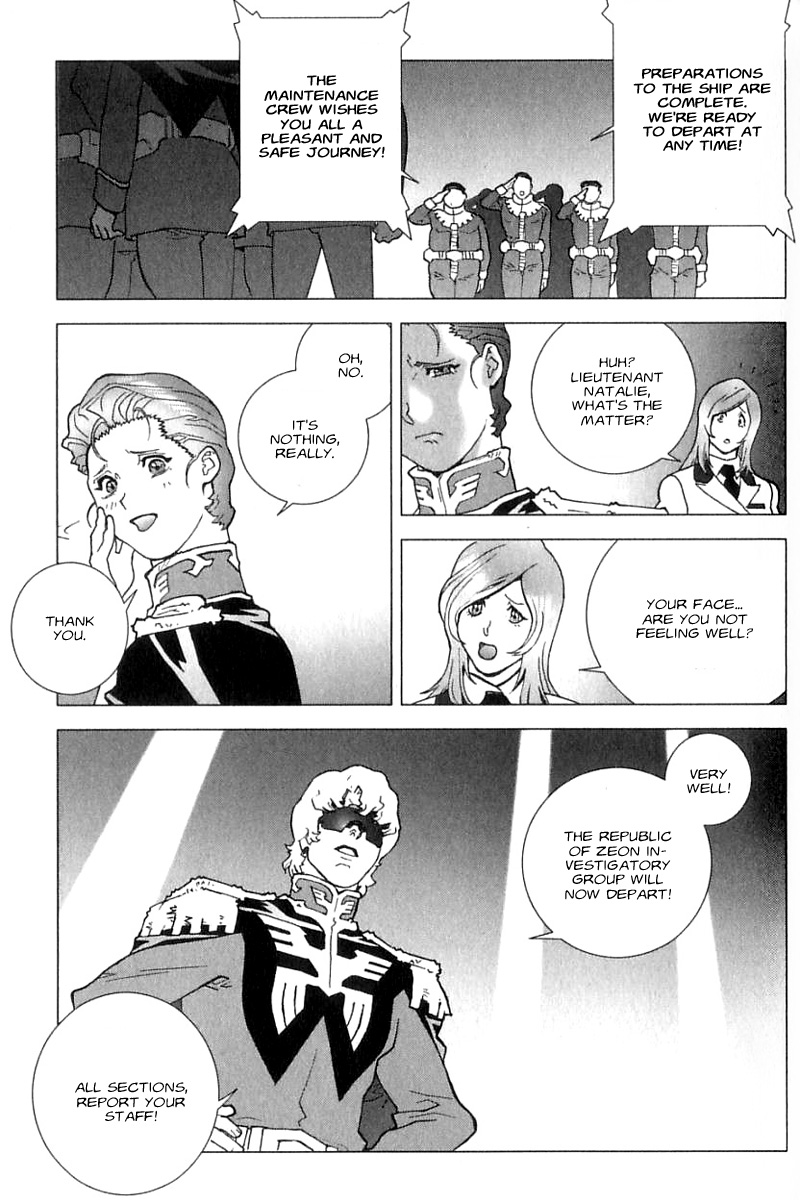 Kidou Senshi Gundam: C.D.A. Wakaki Suisei no Shouzou Chapter 27.2 page 35 - Chapter 27 v2 : file twenty seven - rumor