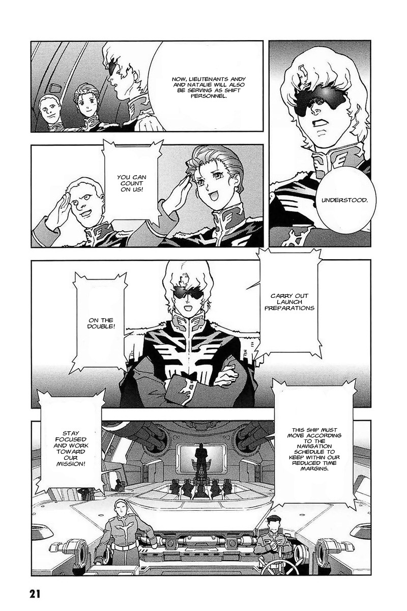 Kidou Senshi Gundam: C.D.A. Wakaki Suisei no Shouzou Chapter 28.2 page 23 - Chapter 28 v2 : file twenty eight - departure