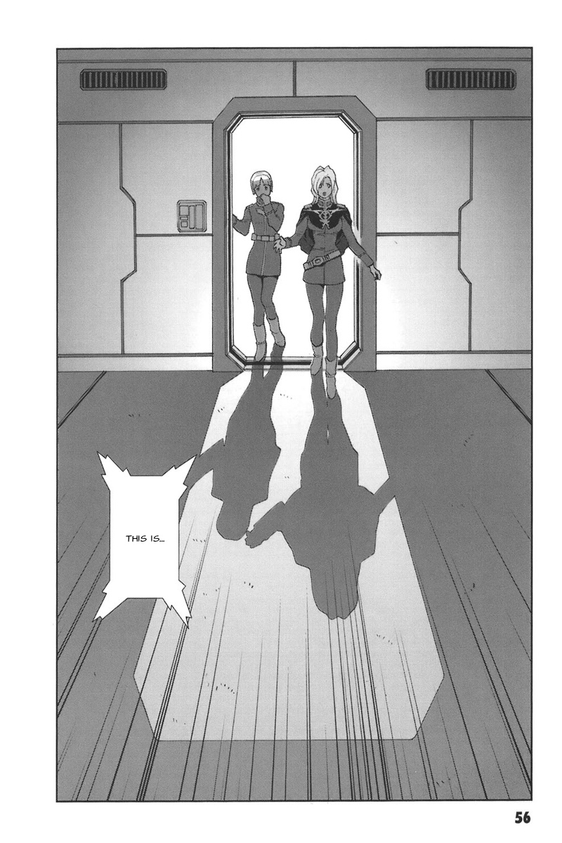 Kidou Senshi Gundam: C.D.A. Wakaki Suisei no Shouzou Chapter 39.2 page 22 - Chapter 39 v2 : file thirty nine - clue