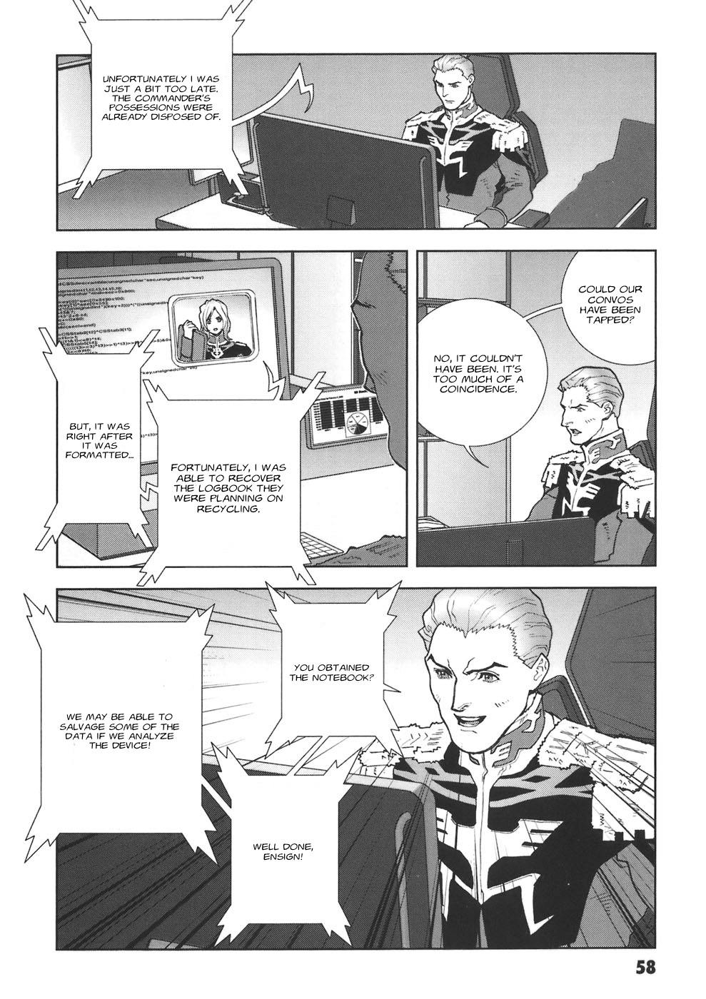 Kidou Senshi Gundam: C.D.A. Wakaki Suisei no Shouzou Chapter 39.2 page 24 - Chapter 39 v2 : file thirty nine - clue