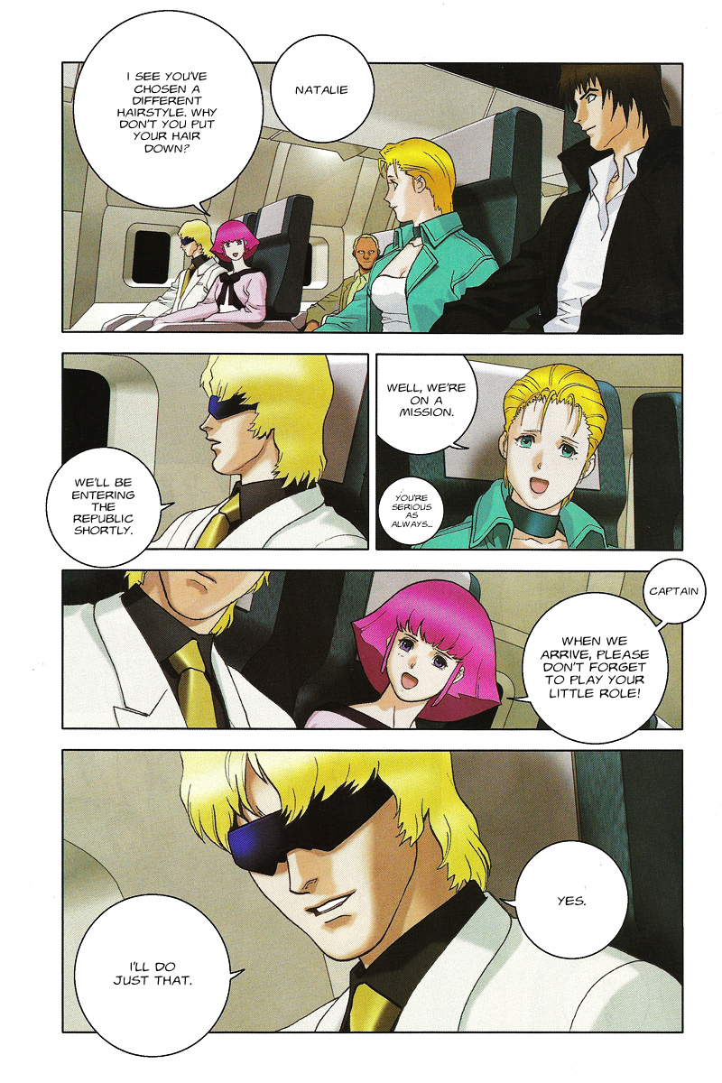Kidou Senshi Gundam: C.D.A. Wakaki Suisei no Shouzou Chapter 39.2 page 3 - Chapter 39 v2 : file thirty nine - clue