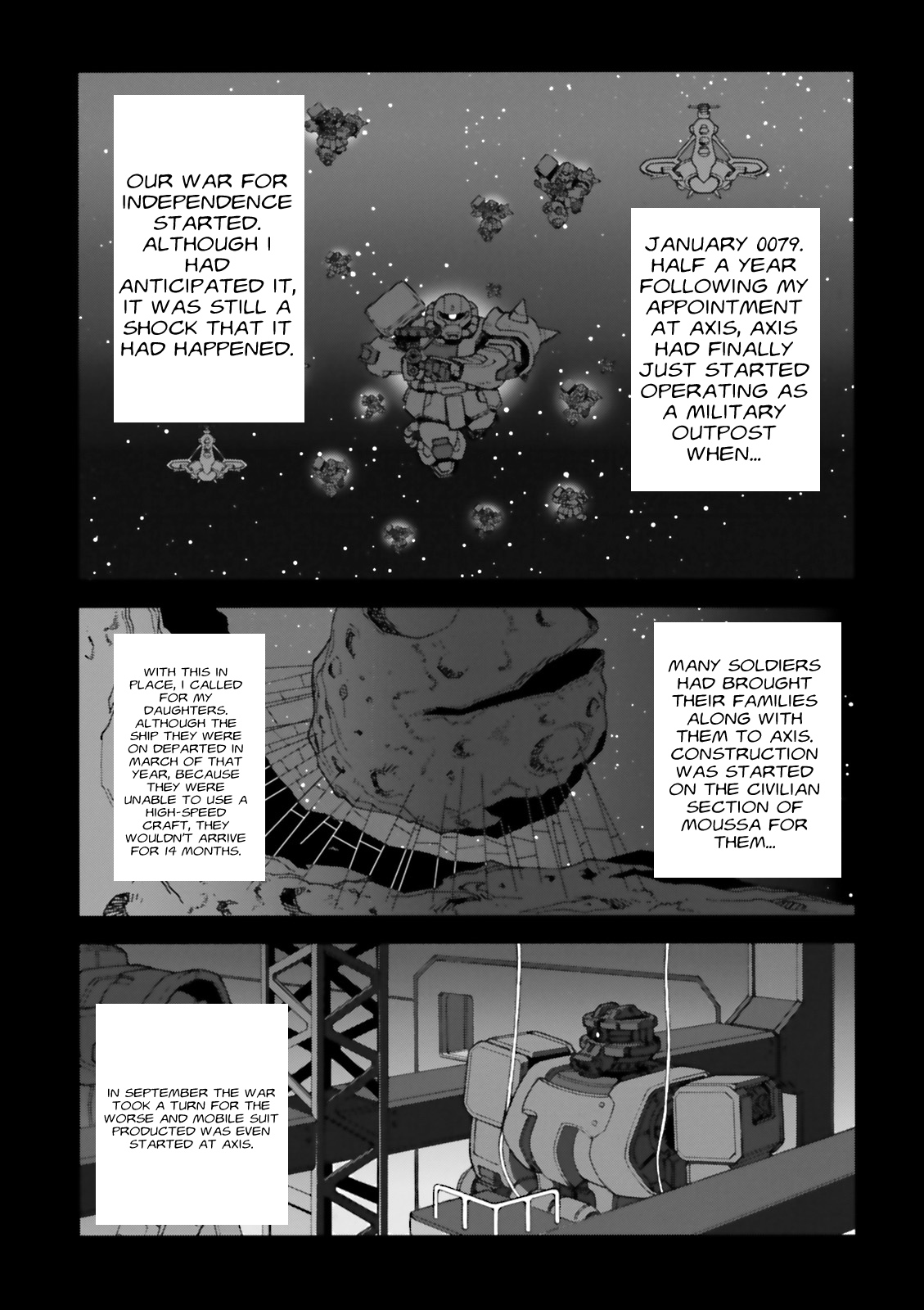 Kidou Senshi Gundam: C.D.A. Wakaki Suisei no Shouzou Chapter 50 page 16 - Chapter 50 : file fifty - reminiscence