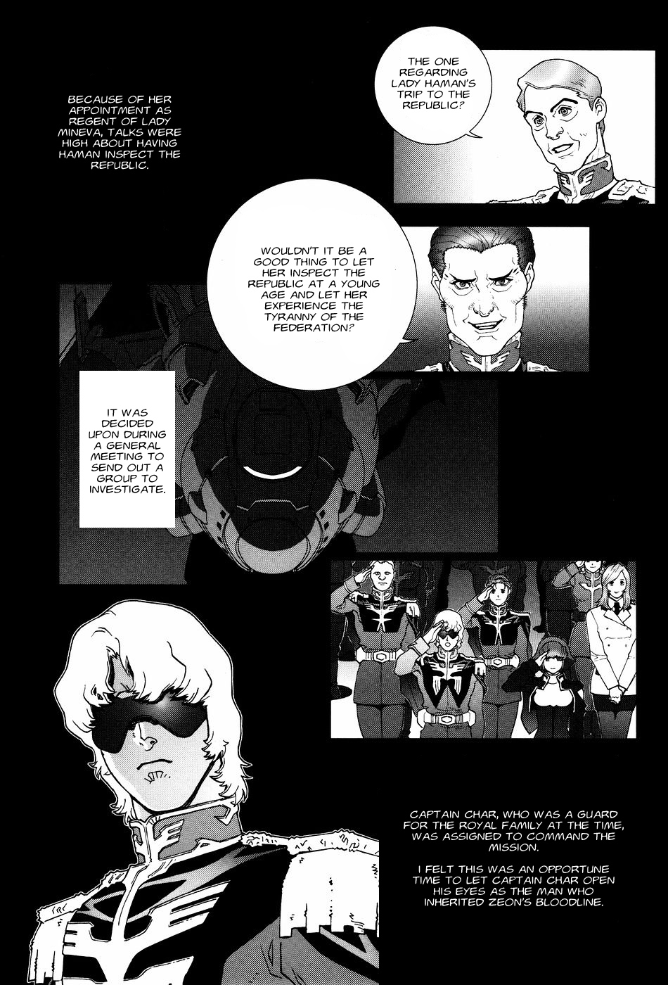Kidou Senshi Gundam: C.D.A. Wakaki Suisei no Shouzou Chapter 50 page 28 - Chapter 50 : file fifty - reminiscence