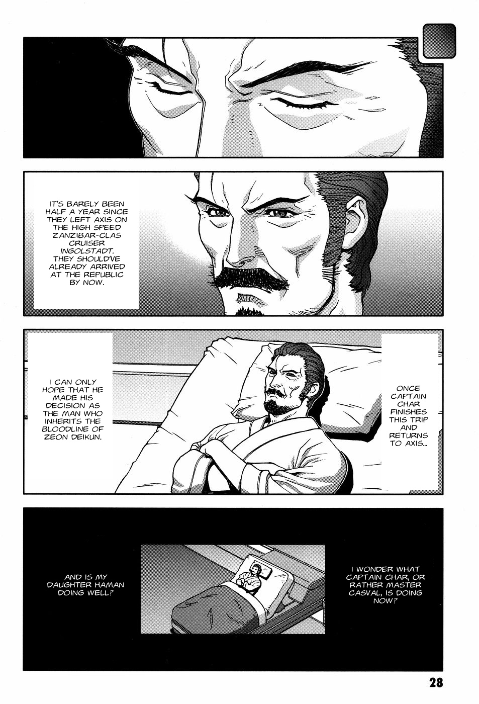 Kidou Senshi Gundam: C.D.A. Wakaki Suisei no Shouzou Chapter 50 page 29 - Chapter 50 : file fifty - reminiscence