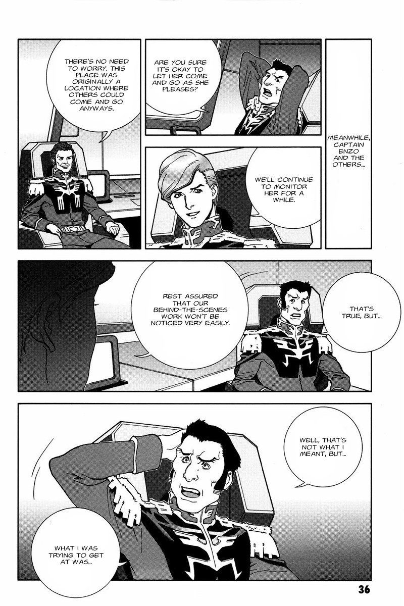 Kidou Senshi Gundam: C.D.A. Wakaki Suisei no Shouzou Chapter 50 page 37 - Chapter 50 : file fifty - reminiscence