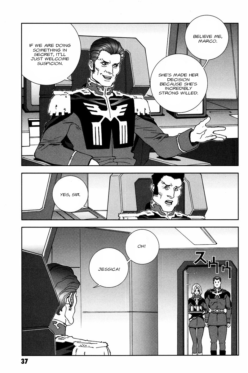 Kidou Senshi Gundam: C.D.A. Wakaki Suisei no Shouzou Chapter 50 page 38 - Chapter 50 : file fifty - reminiscence
