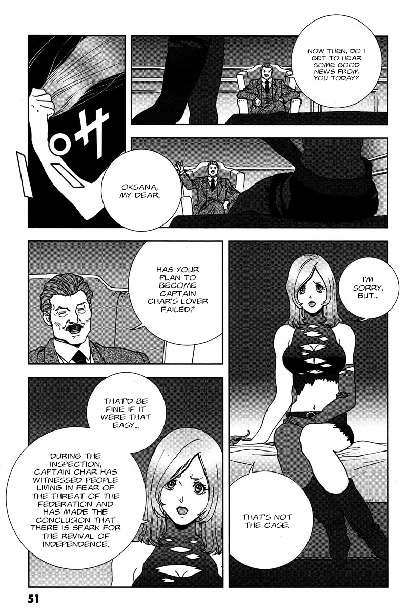 Kidou Senshi Gundam: C.D.A. Wakaki Suisei no Shouzou Chapter 51 page 13 - Chapter 51 : file fifty one - whereabouts