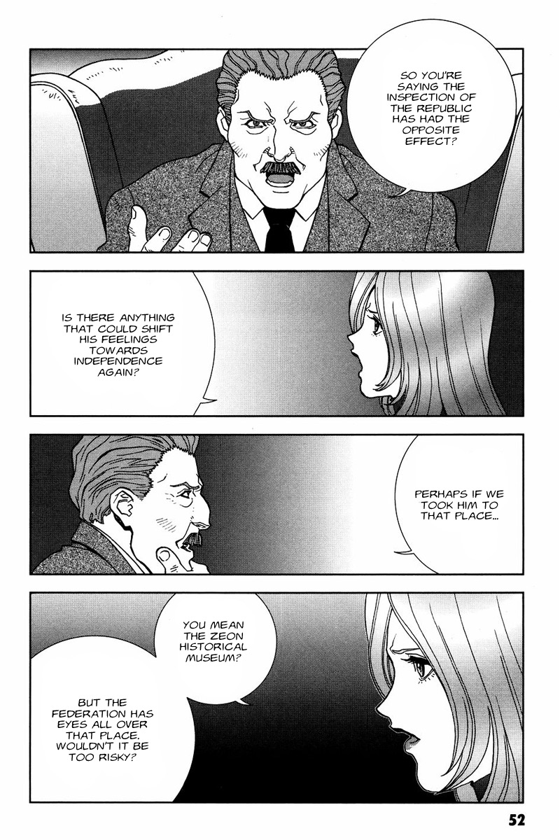 Kidou Senshi Gundam: C.D.A. Wakaki Suisei no Shouzou Chapter 51 page 14 - Chapter 51 : file fifty one - whereabouts