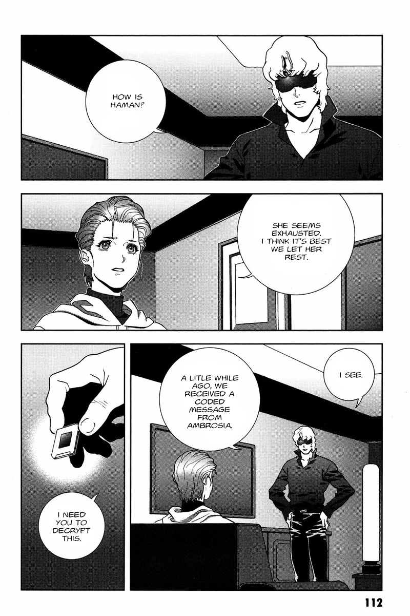 Kidou Senshi Gundam: C.D.A. Wakaki Suisei no Shouzou Chapter 53 page 12 - Chapter 53 : file fifty three - message