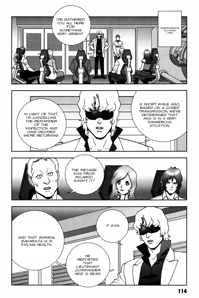 Kidou Senshi Gundam: C.D.A. Wakaki Suisei no Shouzou Chapter 53 page 14 - Chapter 53 : file fifty three - message