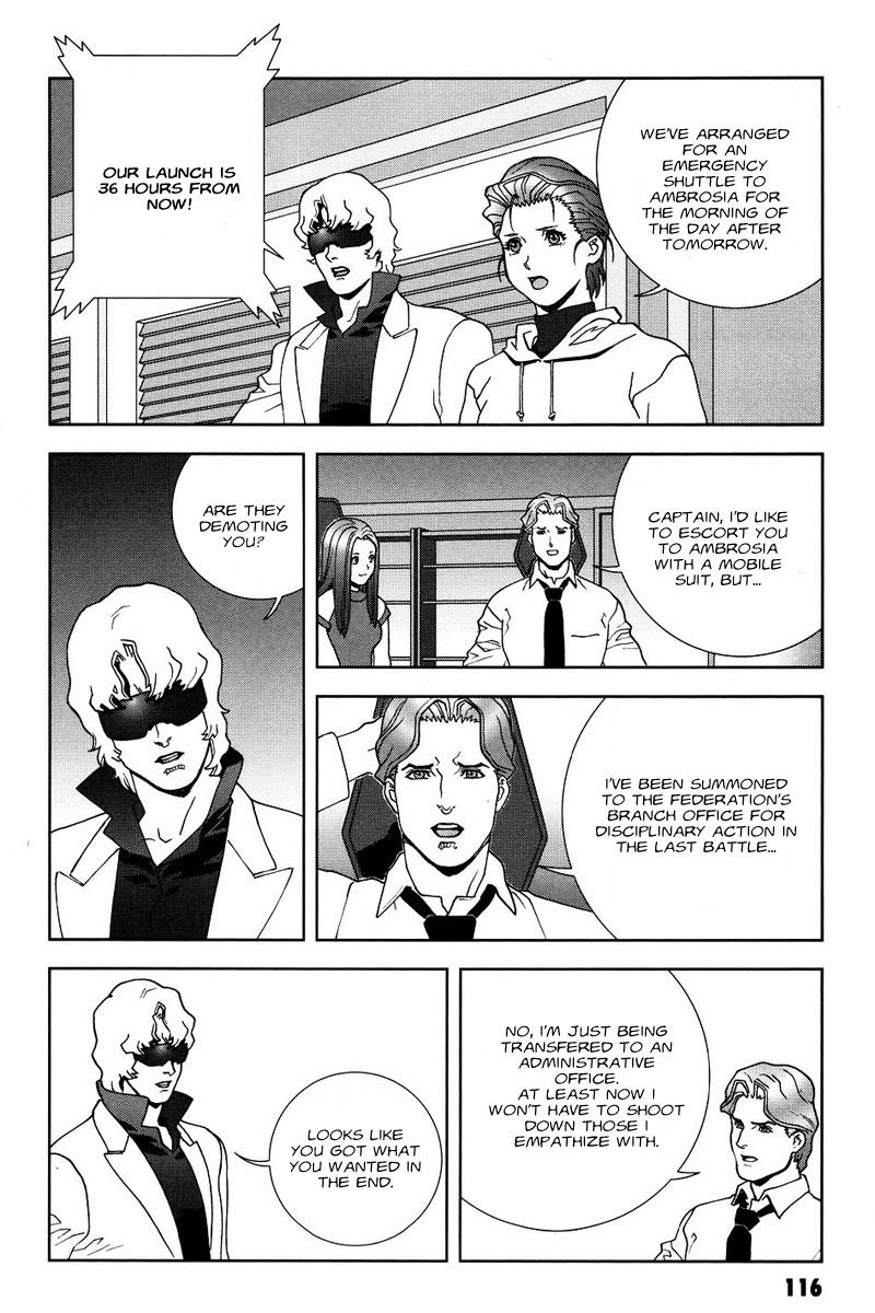 Kidou Senshi Gundam: C.D.A. Wakaki Suisei no Shouzou Chapter 53 page 16 - Chapter 53 : file fifty three - message