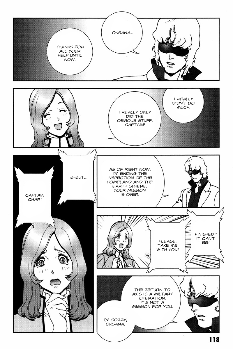 Kidou Senshi Gundam: C.D.A. Wakaki Suisei no Shouzou Chapter 53 page 18 - Chapter 53 : file fifty three - message