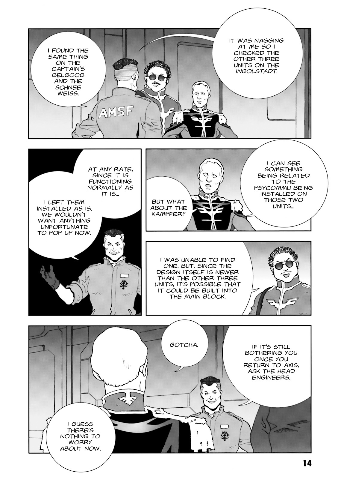 Kidou Senshi Gundam: C.D.A. Wakaki Suisei no Shouzou Chapter 55 page 15 - Chapter 55 : file fifty five - simulation