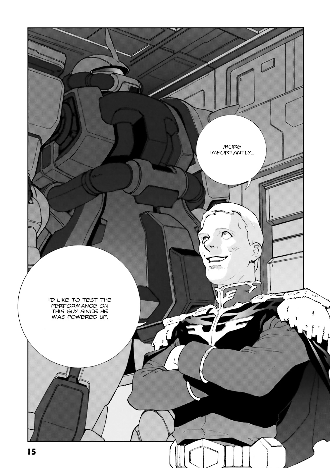 Kidou Senshi Gundam: C.D.A. Wakaki Suisei no Shouzou Chapter 55 page 16 - Chapter 55 : file fifty five - simulation