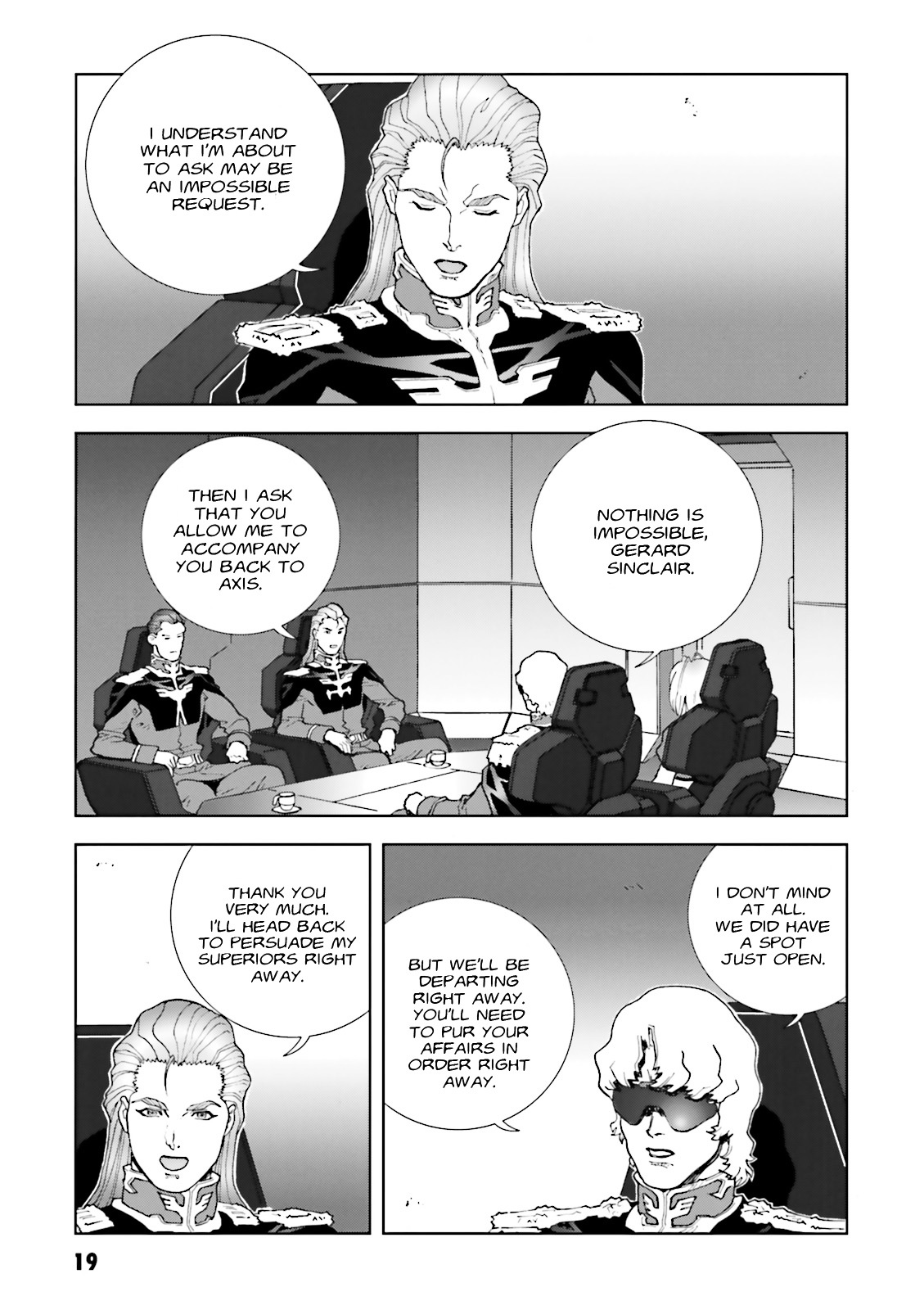Kidou Senshi Gundam: C.D.A. Wakaki Suisei no Shouzou Chapter 55 page 19 - Chapter 55 : file fifty five - simulation