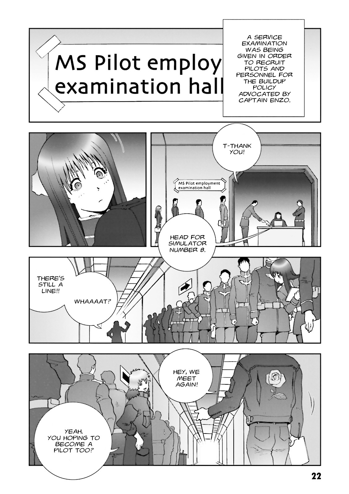 Kidou Senshi Gundam: C.D.A. Wakaki Suisei no Shouzou Chapter 55 page 22 - Chapter 55 : file fifty five - simulation