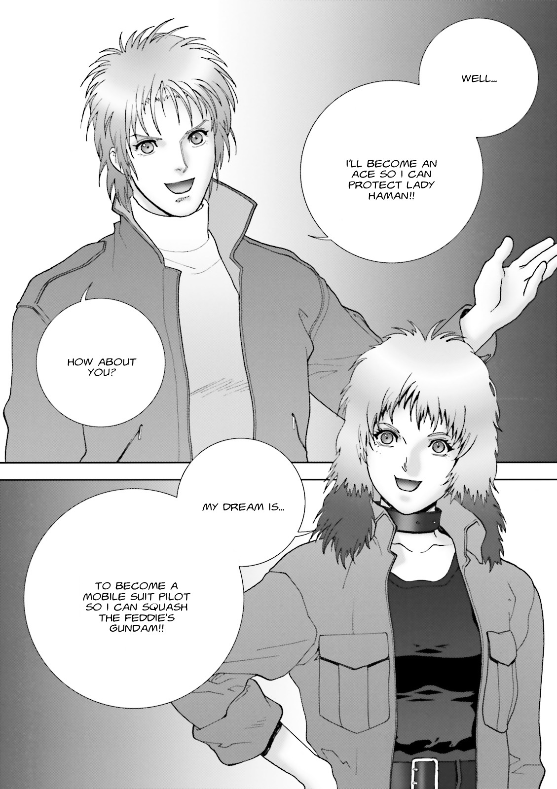 Kidou Senshi Gundam: C.D.A. Wakaki Suisei no Shouzou Chapter 55 page 23 - Chapter 55 : file fifty five - simulation