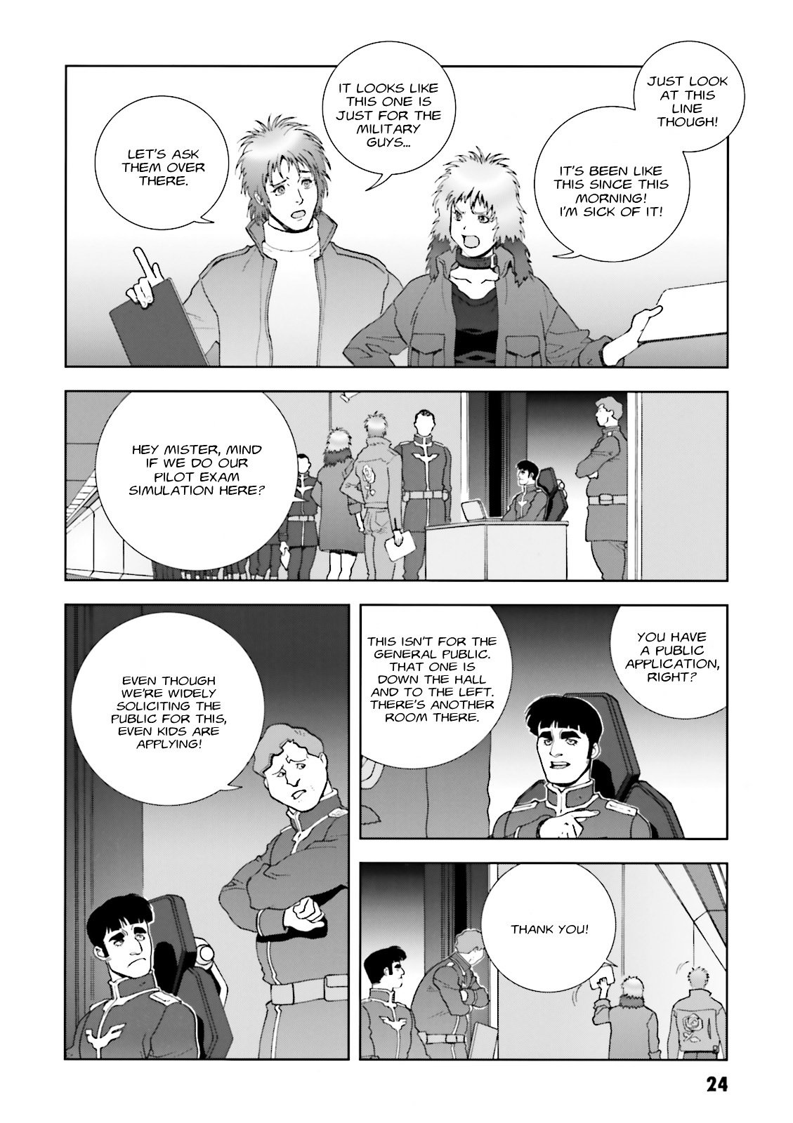 Kidou Senshi Gundam: C.D.A. Wakaki Suisei no Shouzou Chapter 55 page 24 - Chapter 55 : file fifty five - simulation