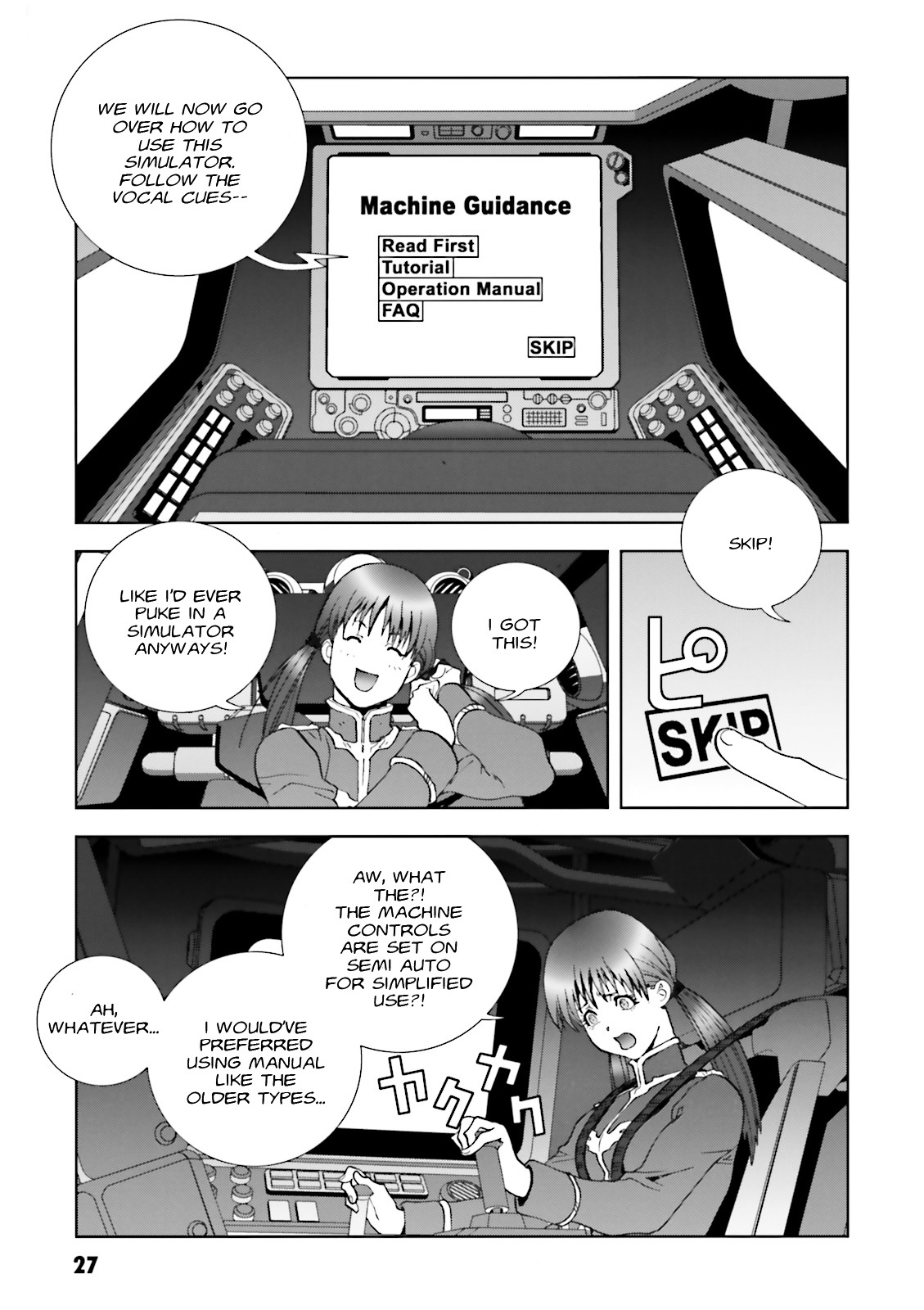 Kidou Senshi Gundam: C.D.A. Wakaki Suisei no Shouzou Chapter 55 page 27 - Chapter 55 : file fifty five - simulation