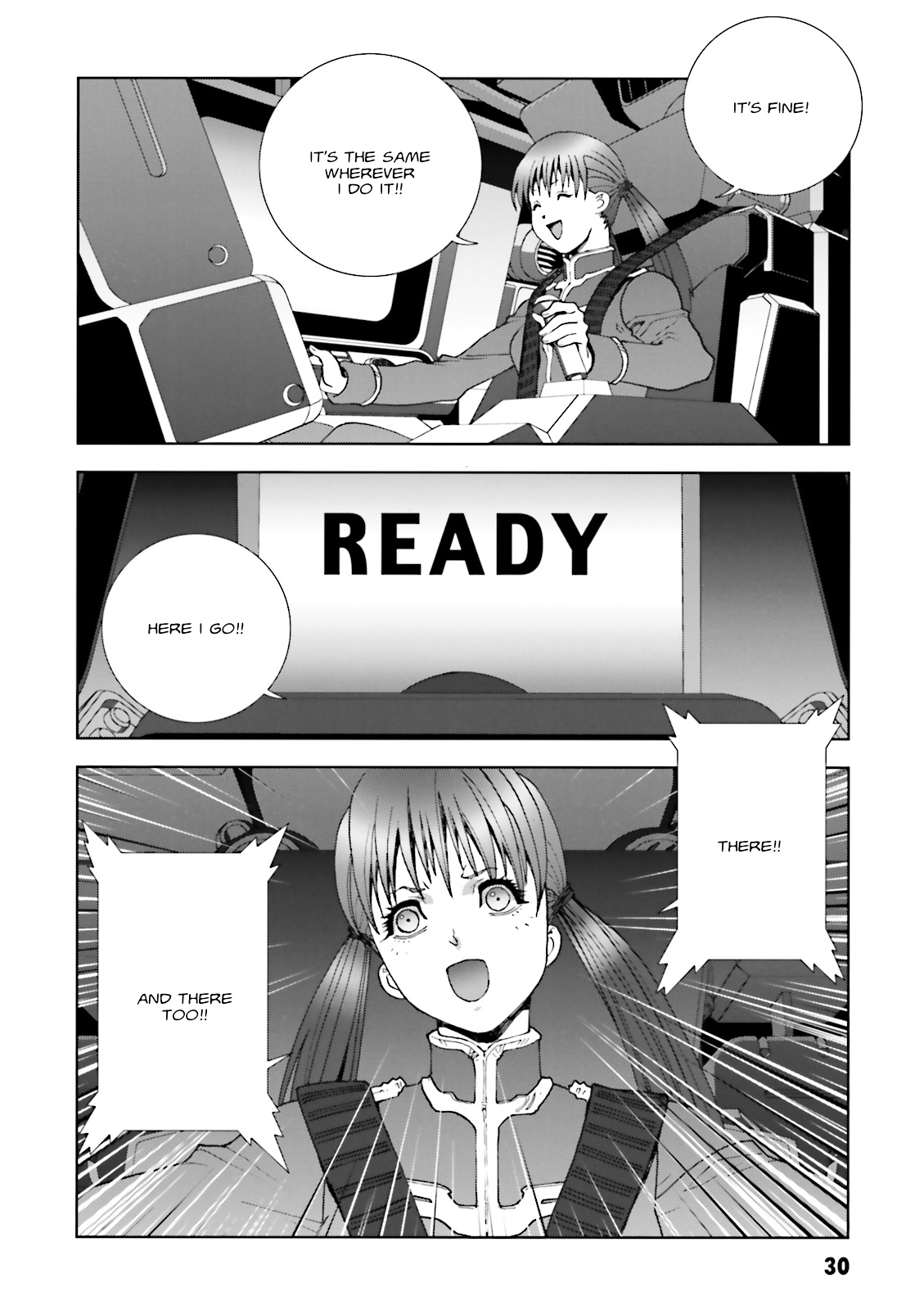 Kidou Senshi Gundam: C.D.A. Wakaki Suisei no Shouzou Chapter 55 page 30 - Chapter 55 : file fifty five - simulation