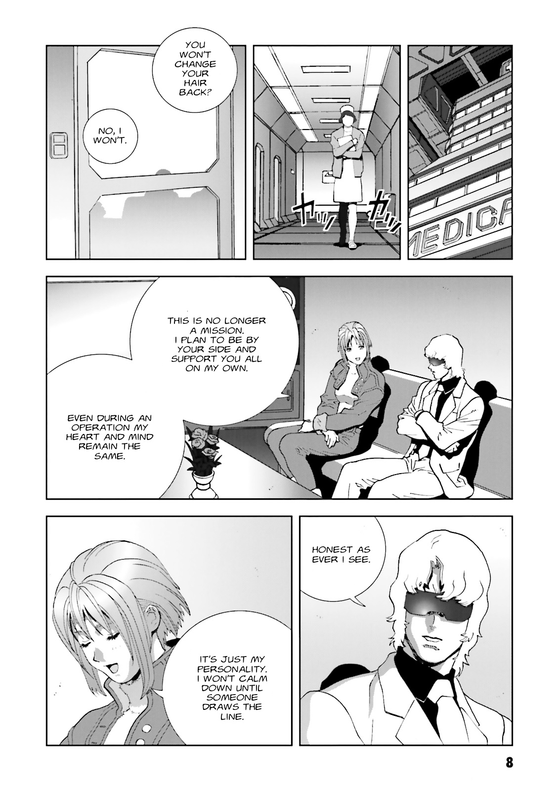 Kidou Senshi Gundam: C.D.A. Wakaki Suisei no Shouzou Chapter 55 page 9 - Chapter 55 : file fifty five - simulation