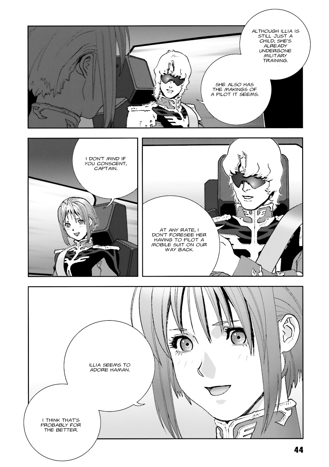 Kidou Senshi Gundam: C.D.A. Wakaki Suisei no Shouzou Chapter 56 page 10 - Chapter 56 : file fifty six - zebra zone