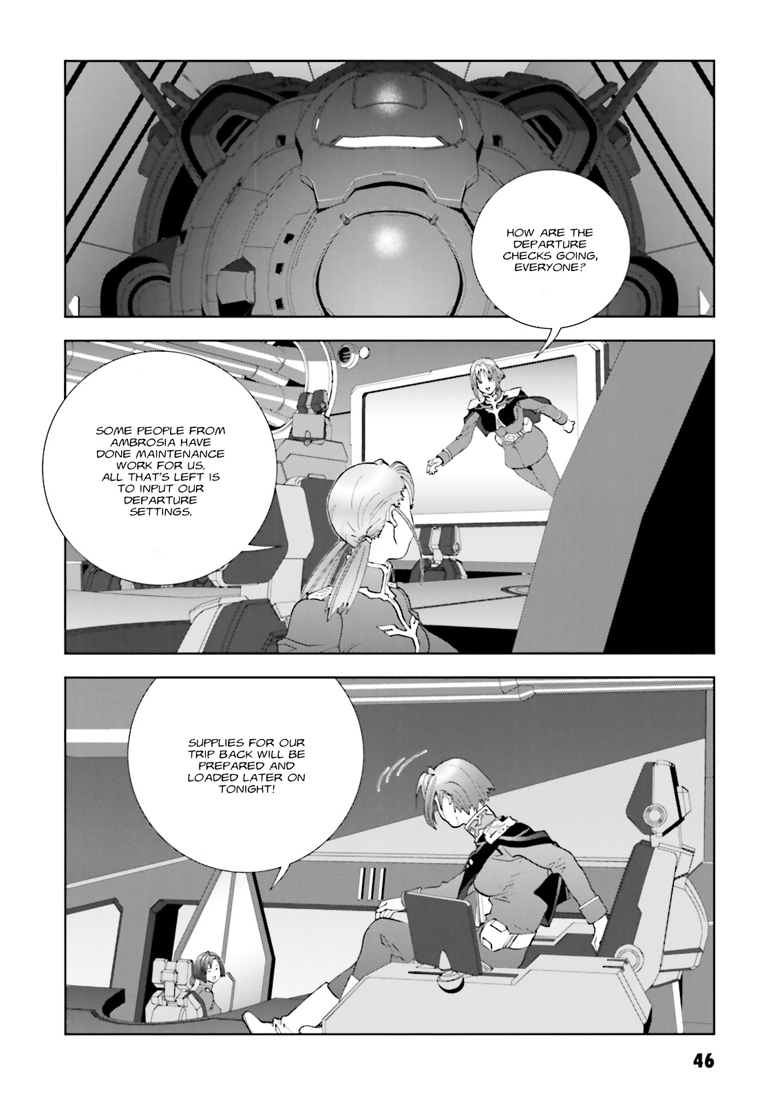 Kidou Senshi Gundam: C.D.A. Wakaki Suisei no Shouzou Chapter 56 page 12 - Chapter 56 : file fifty six - zebra zone
