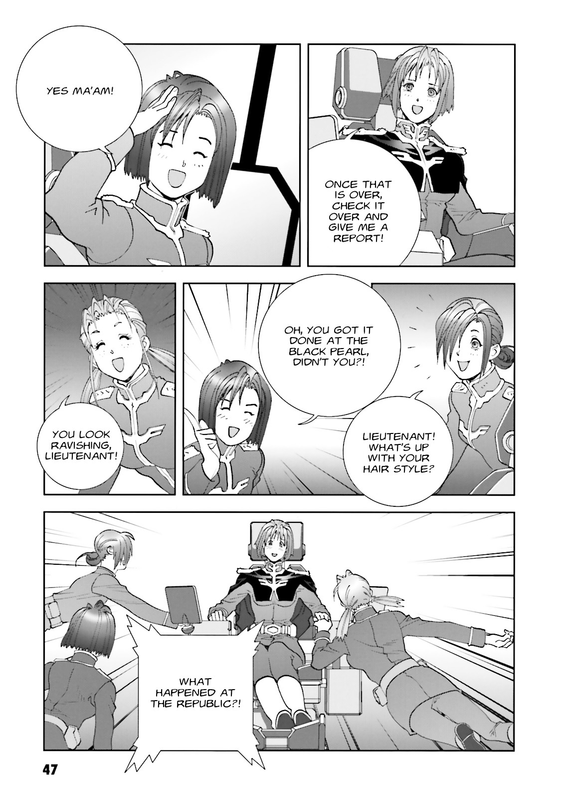 Kidou Senshi Gundam: C.D.A. Wakaki Suisei no Shouzou Chapter 56 page 13 - Chapter 56 : file fifty six - zebra zone