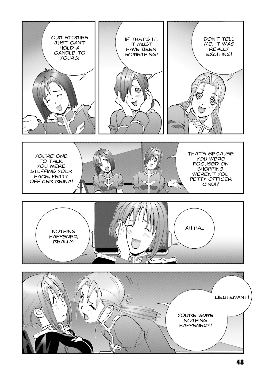 Kidou Senshi Gundam: C.D.A. Wakaki Suisei no Shouzou Chapter 56 page 14 - Chapter 56 : file fifty six - zebra zone