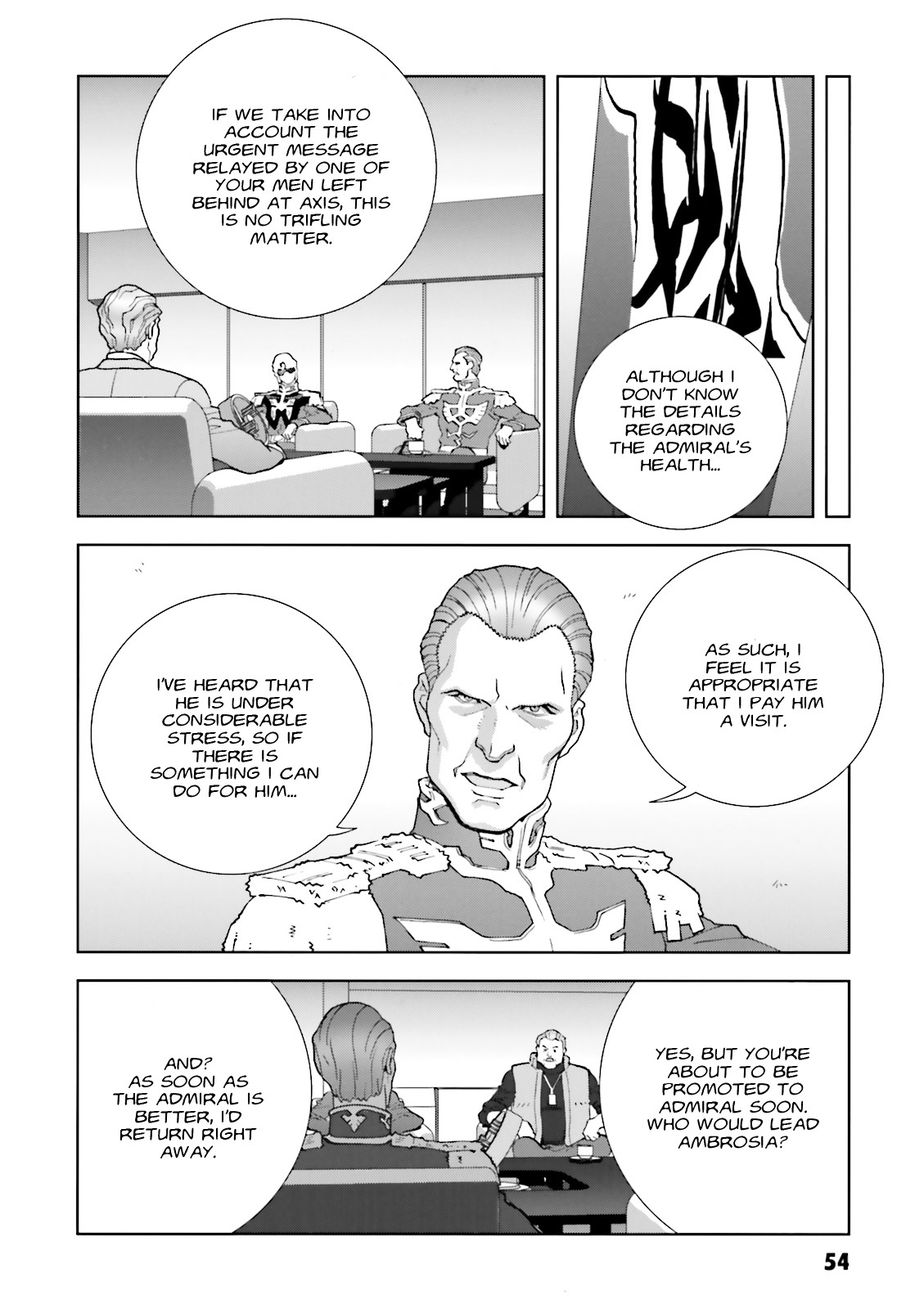 Kidou Senshi Gundam: C.D.A. Wakaki Suisei no Shouzou Chapter 56 page 20 - Chapter 56 : file fifty six - zebra zone
