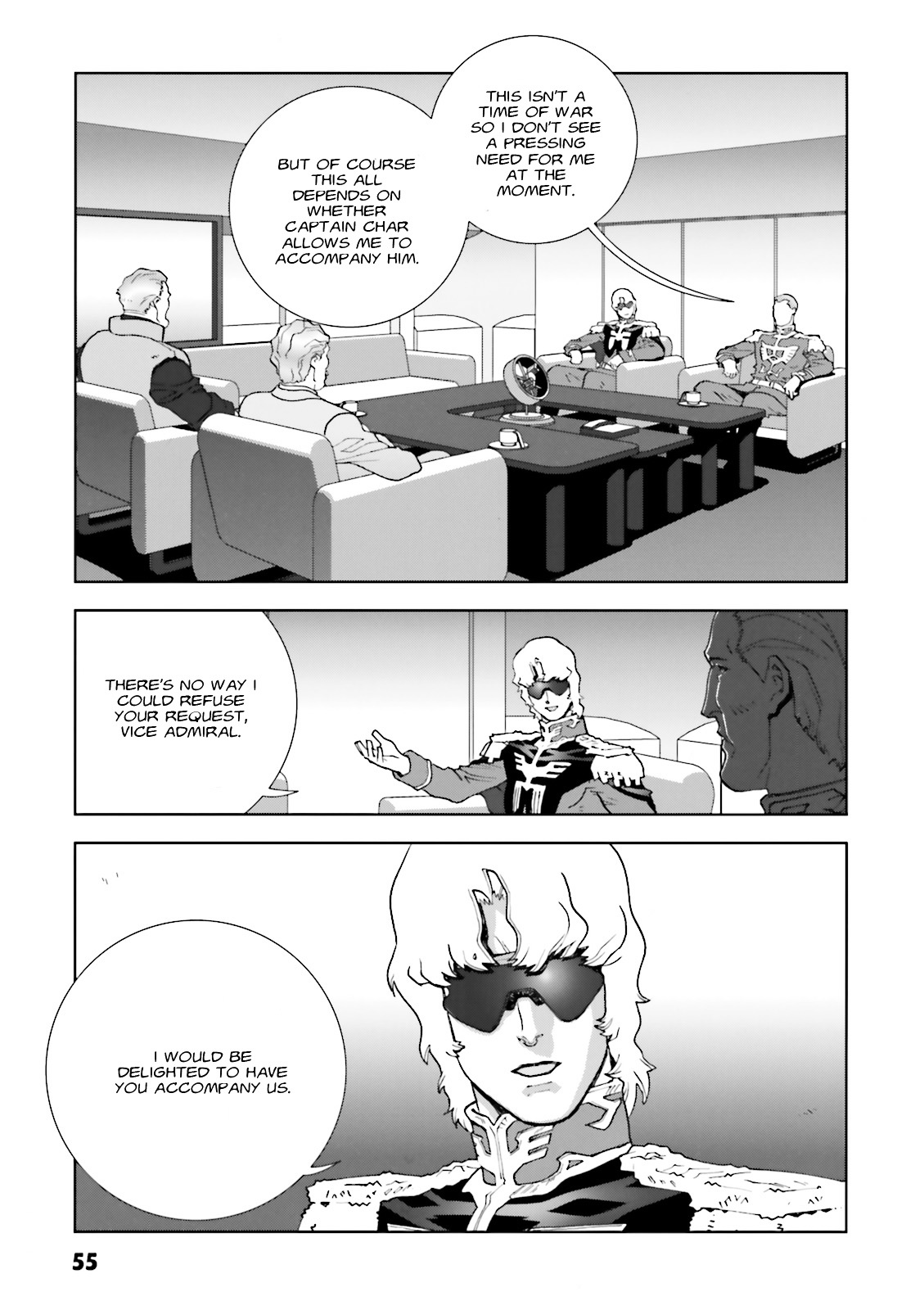 Kidou Senshi Gundam: C.D.A. Wakaki Suisei no Shouzou Chapter 56 page 21 - Chapter 56 : file fifty six - zebra zone