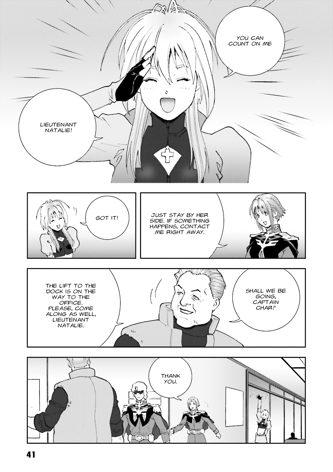 Kidou Senshi Gundam: C.D.A. Wakaki Suisei no Shouzou Chapter 56 page 7 - Chapter 56 : file fifty six - zebra zone