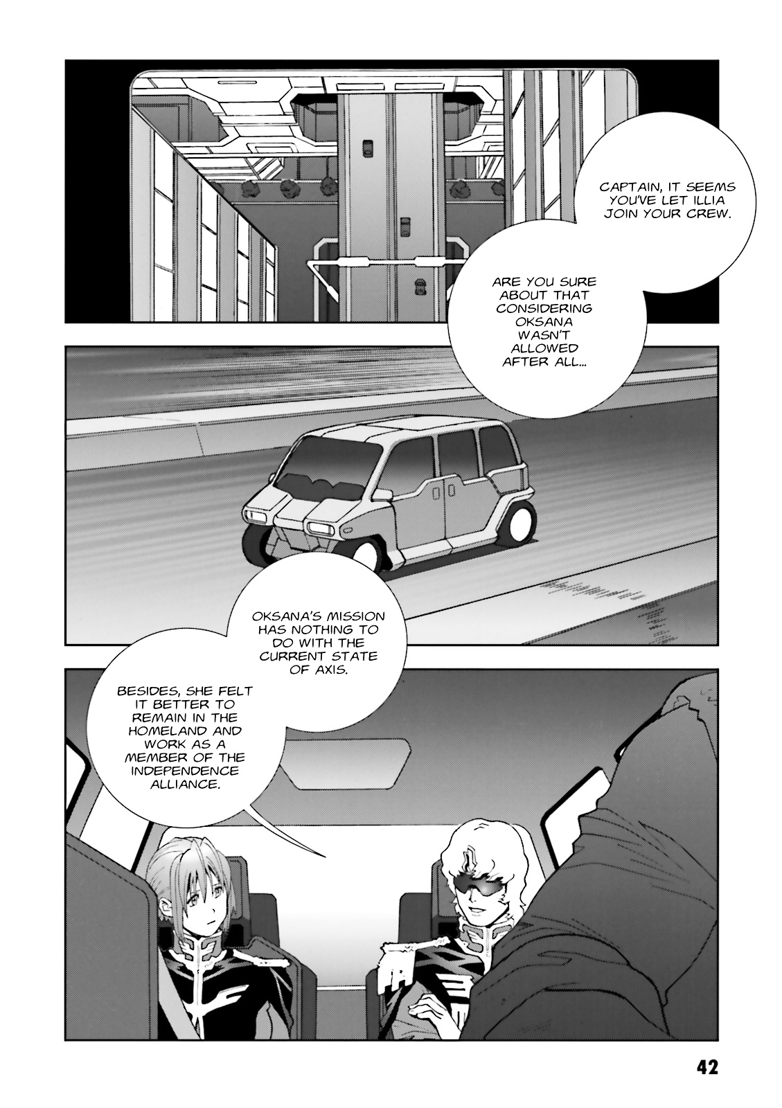Kidou Senshi Gundam: C.D.A. Wakaki Suisei no Shouzou Chapter 56 page 8 - Chapter 56 : file fifty six - zebra zone