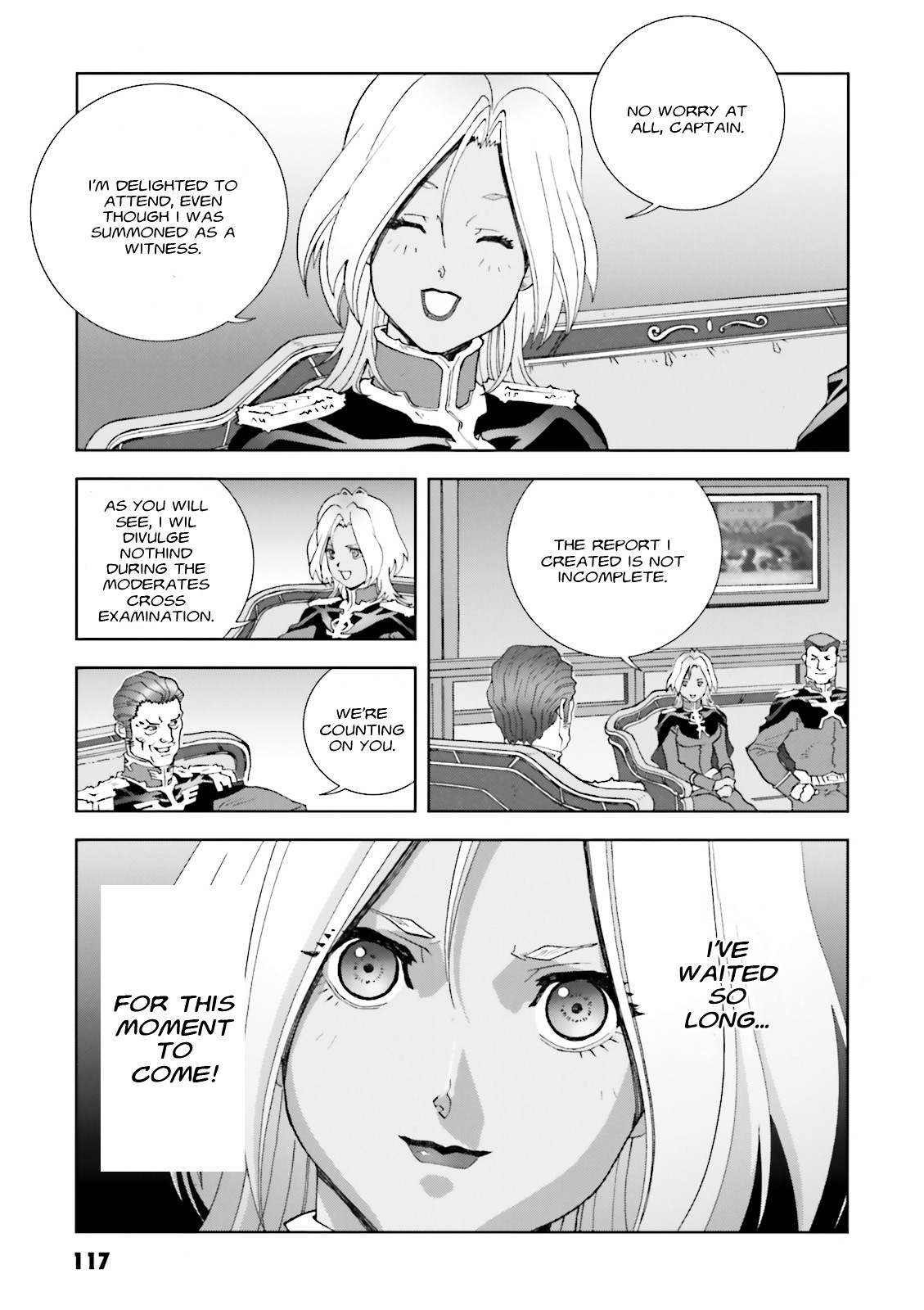 Kidou Senshi Gundam: C.D.A. Wakaki Suisei no Shouzou Chapter 58 page 15 - Chapter 58 : file fifty eight - accusation