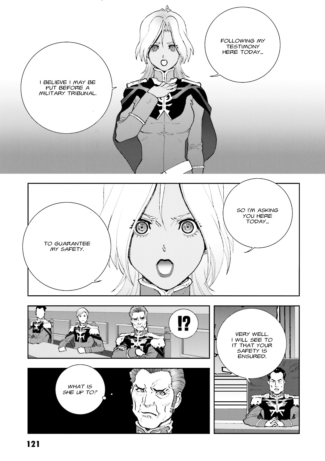 Kidou Senshi Gundam: C.D.A. Wakaki Suisei no Shouzou Chapter 58 page 19 - Chapter 58 : file fifty eight - accusation
