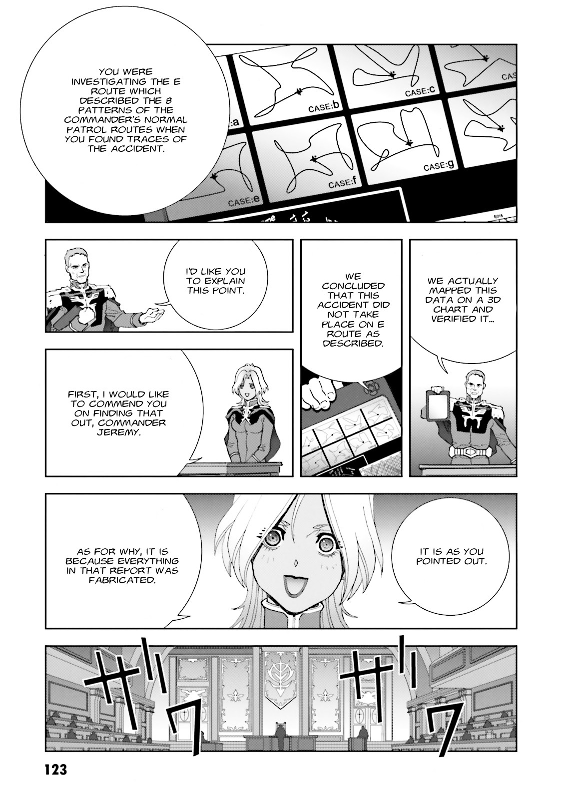 Kidou Senshi Gundam: C.D.A. Wakaki Suisei no Shouzou Chapter 58 page 21 - Chapter 58 : file fifty eight - accusation