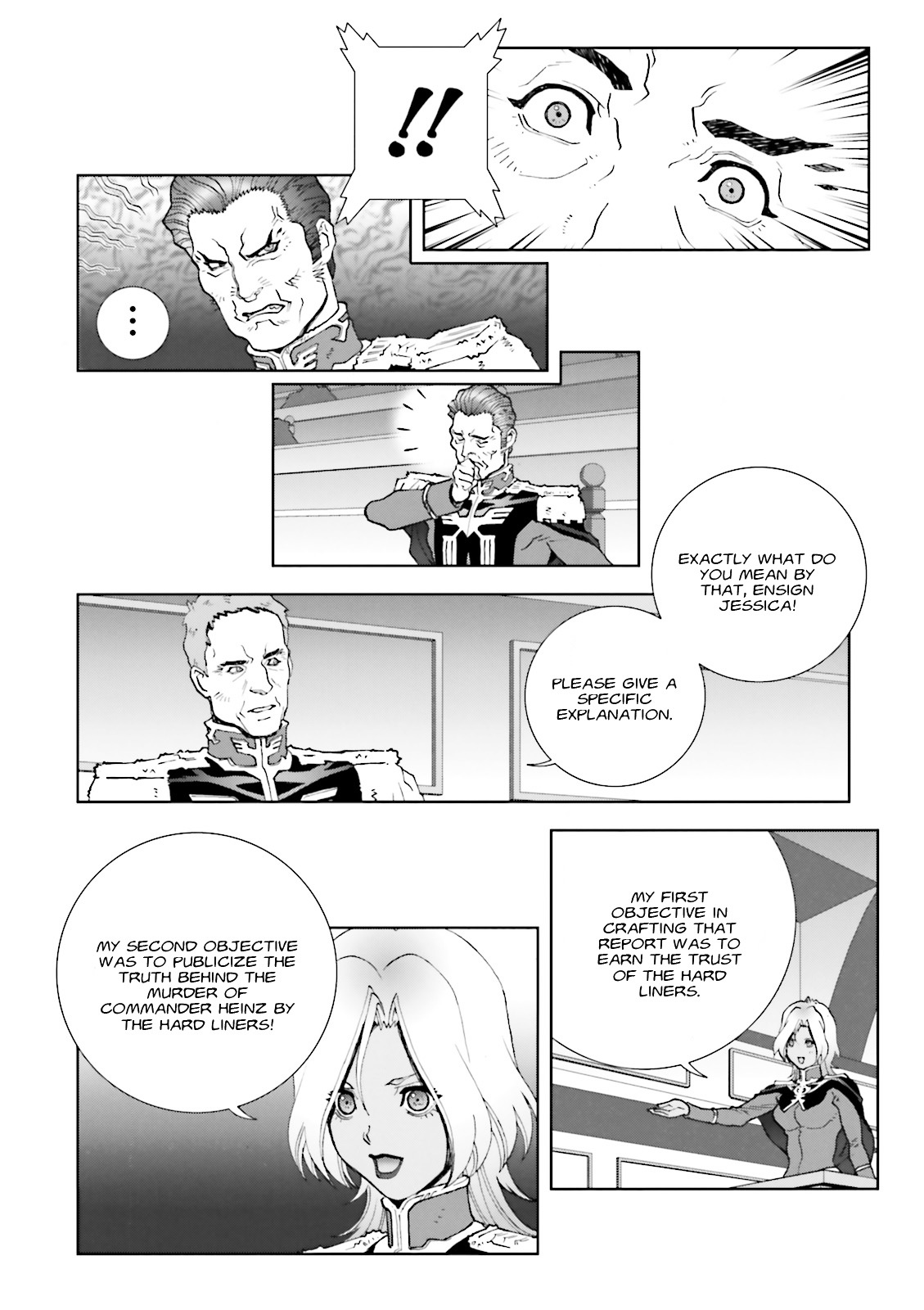 Kidou Senshi Gundam: C.D.A. Wakaki Suisei no Shouzou Chapter 58 page 22 - Chapter 58 : file fifty eight - accusation